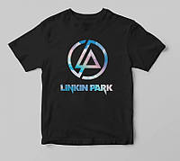 Футболка универсальная женская мужская Linkin park sky черная zm