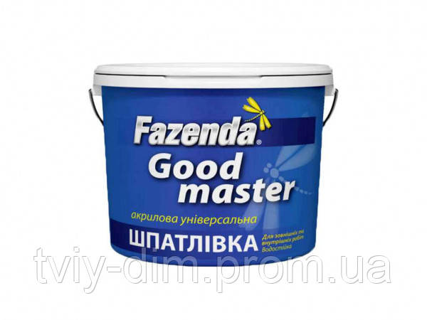 Шпаклівка 3,50кг Дуб акрилова універсальна Good Master ТМFAZENDA (код 1538239)