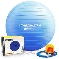 Мяч для фитнеса (фитбол) Power System PS-4011 Ø55 cm PRO Gymball Blue NST