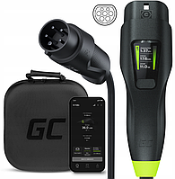 Зарядное устройство для электромобиля Green Cell EV 11kW 7m Type 2 Wallbox APP Bluetooth/GSM