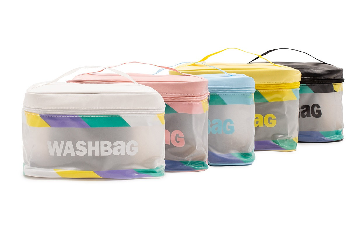 Косметичка WashBag прямокутна силіконова на блискавці 14,5*23 см у різних кольорах Karman, фото 1