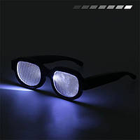 Светящиеся аниме очки с LED подсветкой NST