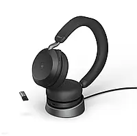 Навушники Jabra Evolve2 75 Stereo UC USB-A ze stacją ładującą 27599-989-989