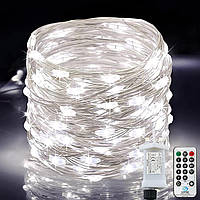Гирлянда Lezonic Fairy Lights, 220LED 25M String Lights, с питанием от сети, 8 режимов низковольтных сказочных