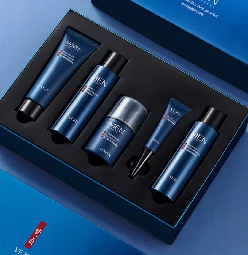 Чоловічий набір косметики для обличчя VEZE Men Skin Care Set Face