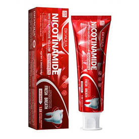 Зубна паста для вибілювання зубів з нікотинамідом BIOAQUA Nicotinamide Toothpast Whiten Remove Yellow 100 г
