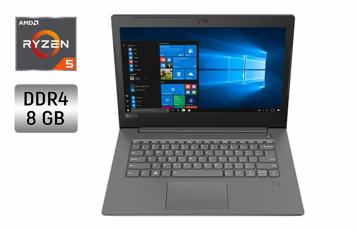 Ноутбук Б-класс Lenovo V330-14ARR/ 14" (1920x1080)/ Ryzen 5-2500U/ 8 GB ...