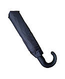 Парасолька чоловіча Kitchen Pro KT-996-BLK напівавтомат, 10 спиць, ручка гак, Чорний, фото 5