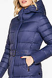 Синя куртка жіноча оригінальна модель 31052, фото 7