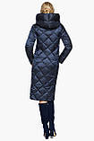 Куртка жіноча стьобана колір синій оксамит модель 31031 (КЛАД ТІЛЬКИ 50(L)), фото 6
