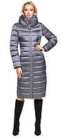 Перлово-сіра куртка трендова жіноча на осінь модель 31074 (КЛАД ТІЛЬКИ 46(S))