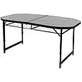 Стіл Bo-Camp Northgate Oval 150x80 cm Black/Grey (1404188), фото 3