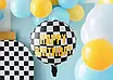 PartyDeco Шар Прапор перегонів Happy birthday . Куля фольгована — В УП, фото 6
