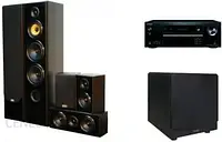 Домашній кінотеатр ONKYO TX-SR494DAB + TAGA HARMONY TAV-606 v3 + TSW-80 -