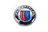 Емблема Alpina, Туреччина (d82мм) для BMW 3 серія E-30 1982-1994, фото 2