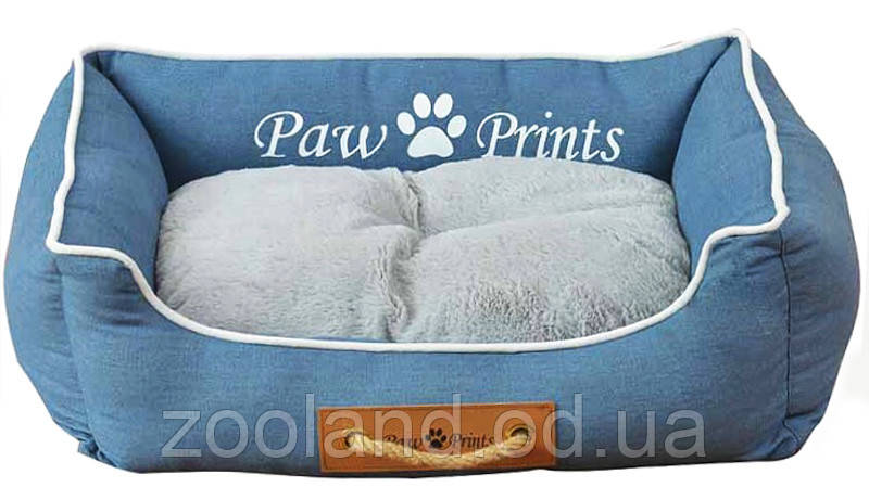 АТ8472 Animall Лежак Nena S з ручкою-канатом Light blue, 44х34х15 см