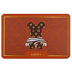 Вологопоглинаючий килимок 38х58х3мм "Щасливий" (D) SW-00001565