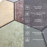 Вологопоглинаючий килимок 38х58х3мм Шестикутники (D) SW-00001571, фото 4