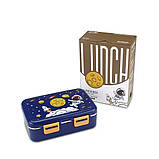 Дитячий термо ланч бокс на 3 герметичні секції Космос 550 мл, синій, фото 4