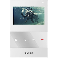 Slinex SQ-04M White - 4-х дюймовий домофон з вбудованою програмною детекцією руху