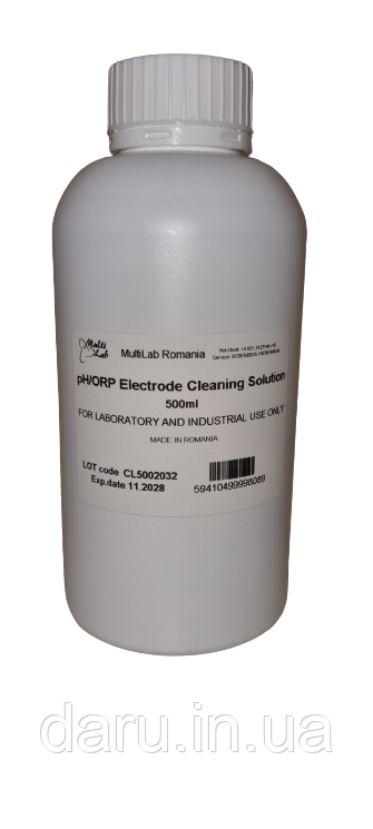 Очисний розчин електродів Cleaning 500ml Угорщина MultiLab, фото 1