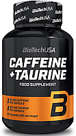 Кофеин, BioTech USA Caffeine + Taurine 60 капсул