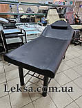 Кушетка косметологічна LS-285A Black УЦІНКА, фото 2