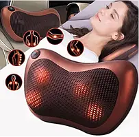 Масажна подушка в автомобіль для спини та шиї з інфрачервоним підігрівом Massage pillow