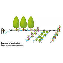 Набір для крапельного поливу, 16мм, 100 м,
182 шт. DSWWF100-SET4, фото 5