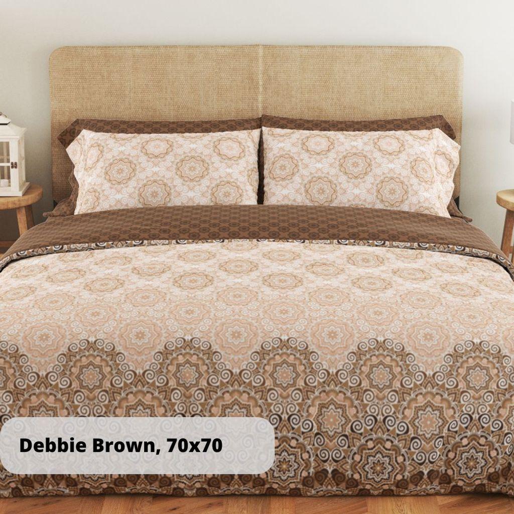 Комплект постільної білизни ТЕП "Soft dreams" двоспальний (Debbie Brown, 70x70)