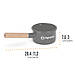 Petromax Ківш емальований Petromax Enamel Pan 0,5 л Чорний, фото 4
