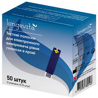 Тест-полоски для глюкометра Longevita 50 шт. (6235306) tp