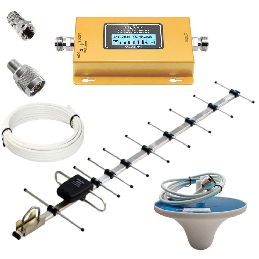Репітер підсилювач мобільного зв'язку і інтернету Oserjep GSM 4G LTE 900 МГц (14/3 дБі), фото 1