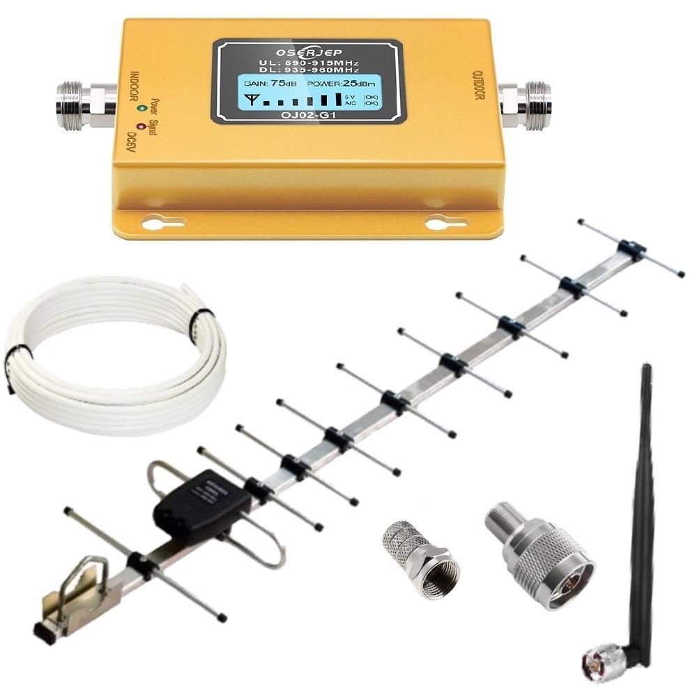 Репітер підсилювач мобільного зв'язку і інтернету Oserjep GSM 2G 4G LTE 900 МГц (14/I дБі), фото 1