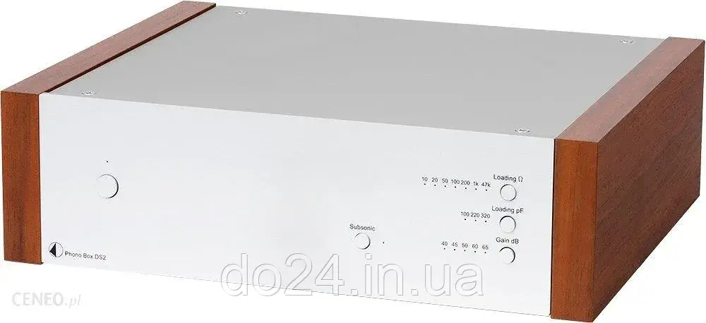 Підсилювач звуку Pro-Ject Phono Box DS2 Wood srebrny