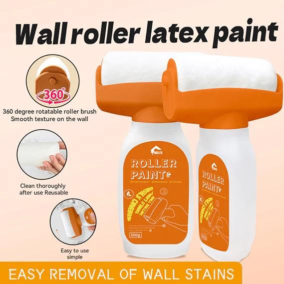 Роликовая кисть для ремонта и восстановления стен, валик для краски Wall restoration WHITE MAS - фото 5 - id-p2142734509