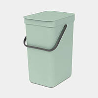 Ведро для мусора Brabantia Sort &amp; Go 12 л Jade Green (211829)