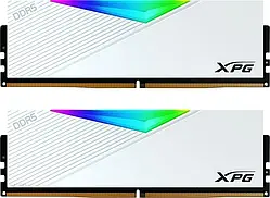 Пам'ять ADATA Lancer RGB DDR5 64GB 6000MHz CL30 (AX5U6000C3032GDCLARWH)
