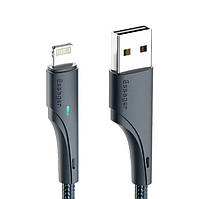 Кабель зарядный Essager USB - Lightning Rousseau 3A Fast Charging 3 м Black (EXCL-LSC01)