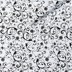 Самоклеюча плівка 0,45х10м х 0,07мм Білі вензелі (10175) SW-00000828