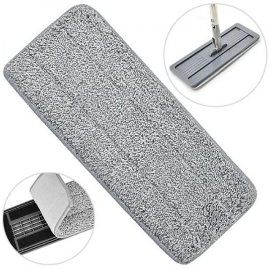 Насадка на швабру прямокутна BestMop, мікрофібра, фото 1