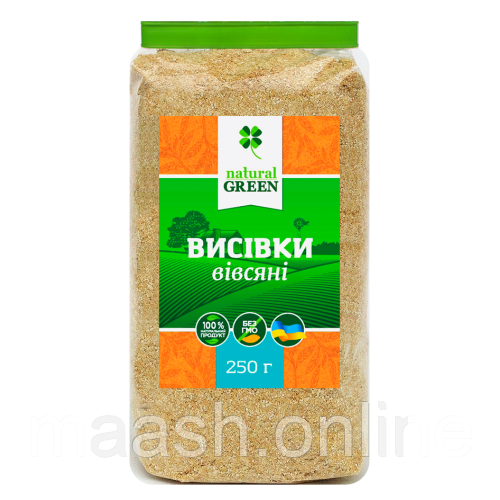 Висівки вівсяні Natural Green, 250 г
