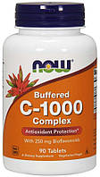 Витамин С комплекс Vitamin C-1000 Complex Now Foods буферизированный 90 таблеток GS, код: 7701654