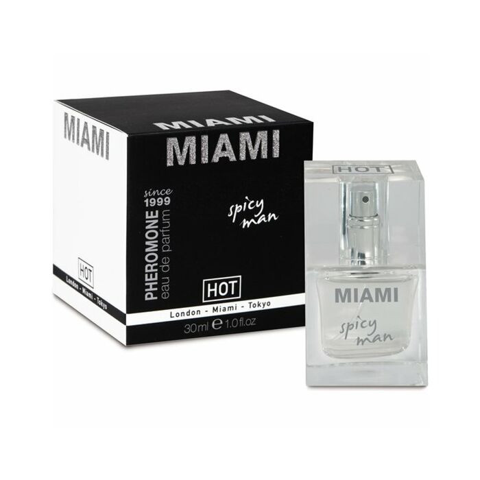 Чоловічі парфуми з феромонами HOT Pheromone Perfume MIAMI men 30 ml 18+, фото 1