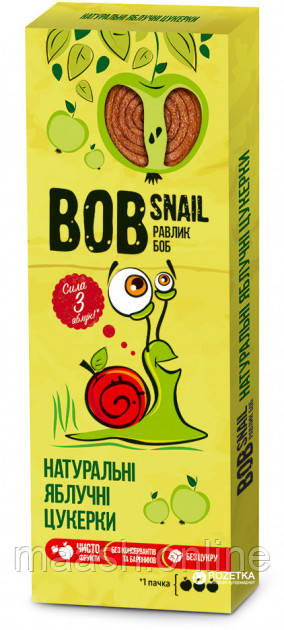 Цукерки яблучні пастила Bob Snail, 30г