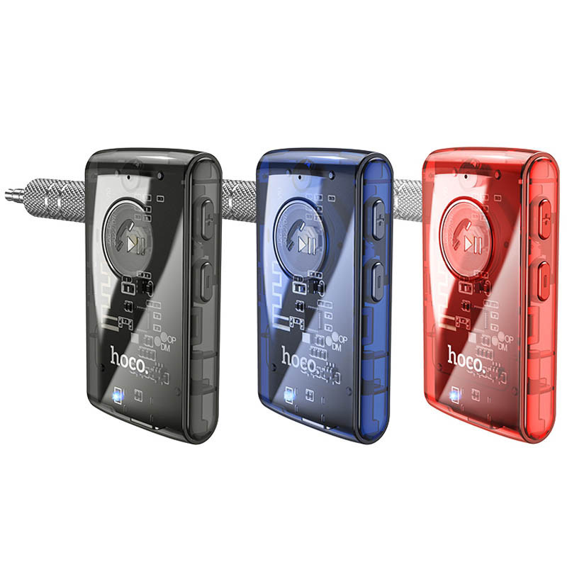 Bluetooth аудио ресивер Hoco E66 Transparent discovery edition MAS - фото 1 - id-p2142877143