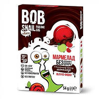 Мармелад Яблоко вишня в черном шоколаде Bob Snail, 54