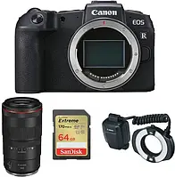 Фотоапарат Canon EOS RP + RF 100 mm f/2.8 + akcesoria zestaw do fotografii w stomatologii