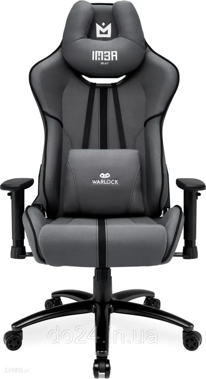 Крісло IMBA Seat WARLOCK materiałowy Szaro-Czarny 787517