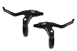 Гальмівні ручки Jak L-103D/C алюміній, чорний (BRL-050)